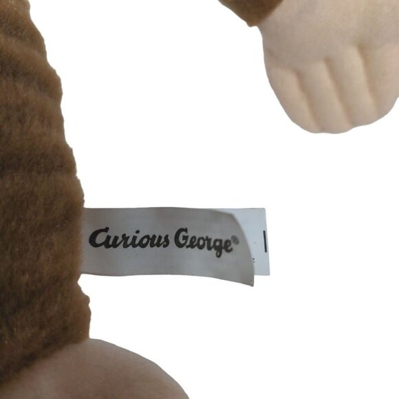 Curious George Brown Monkey Chimpanzee Toy Factory Plush Stuffed Animal 13" - Picture 3 of 5